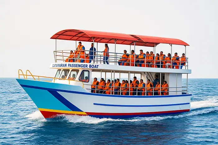 mirissa-whale-watching-Catamaran-Passenger-Boat